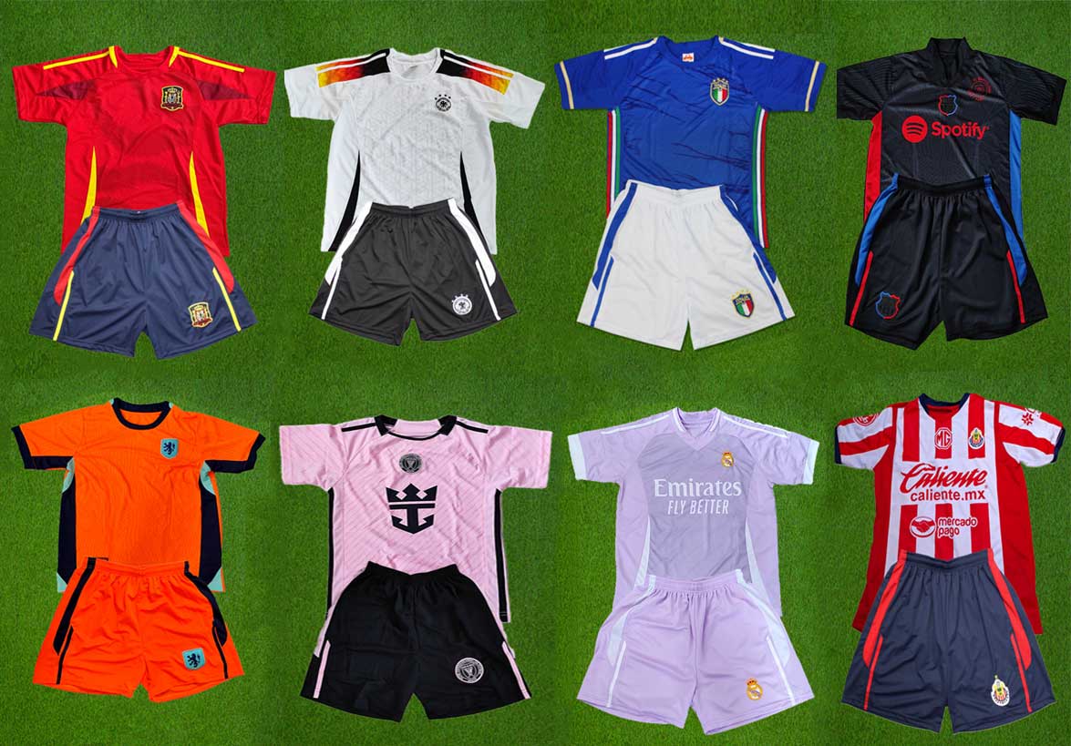 Uniformes de futbol Infantil uniformes de futbol para niños