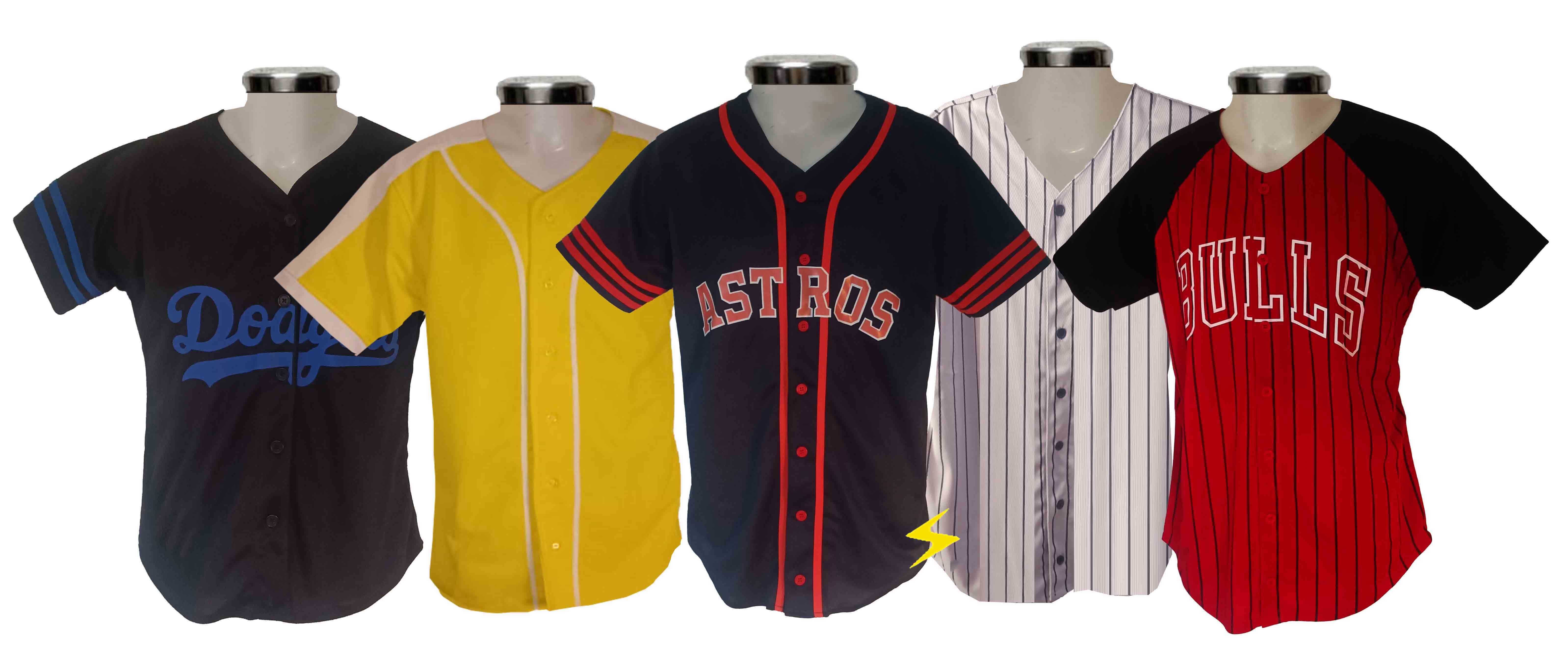 Playeras de de beisbol             Camisolas de beisbol