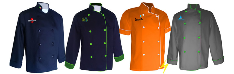 Filipinas para chef bordadas