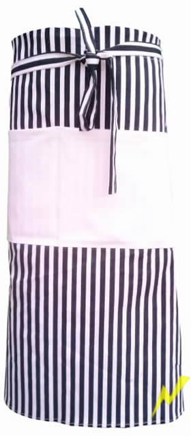 Mandil chef especial con rayas