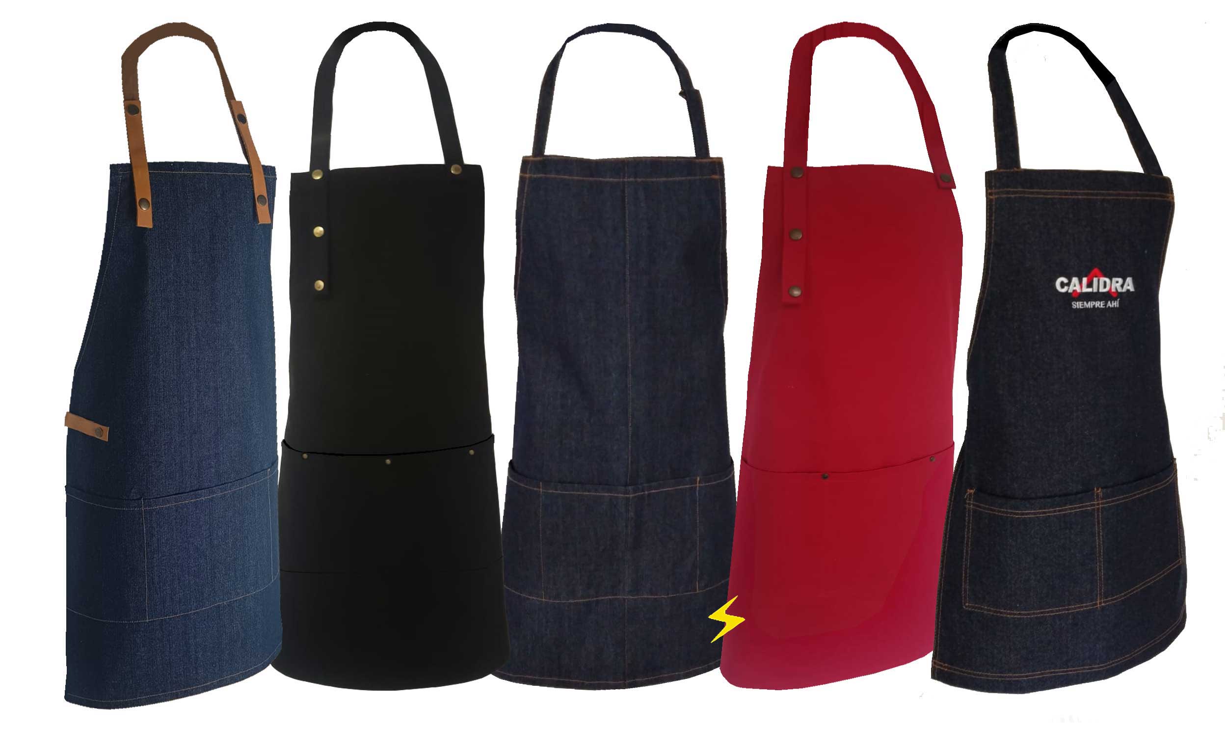 Mandiles de mezclilla Mandiles de mezclilla