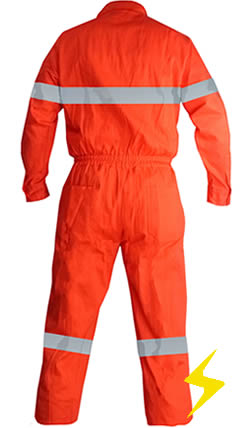 Overoles con reflectantes