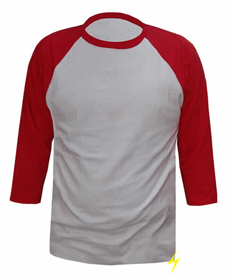 Camiseta manga ranglan 3/4