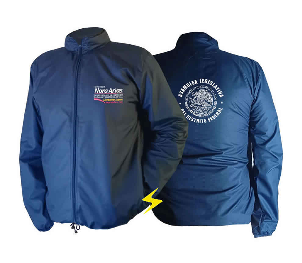 Rompevientos con logotipo Rompevientos con logo