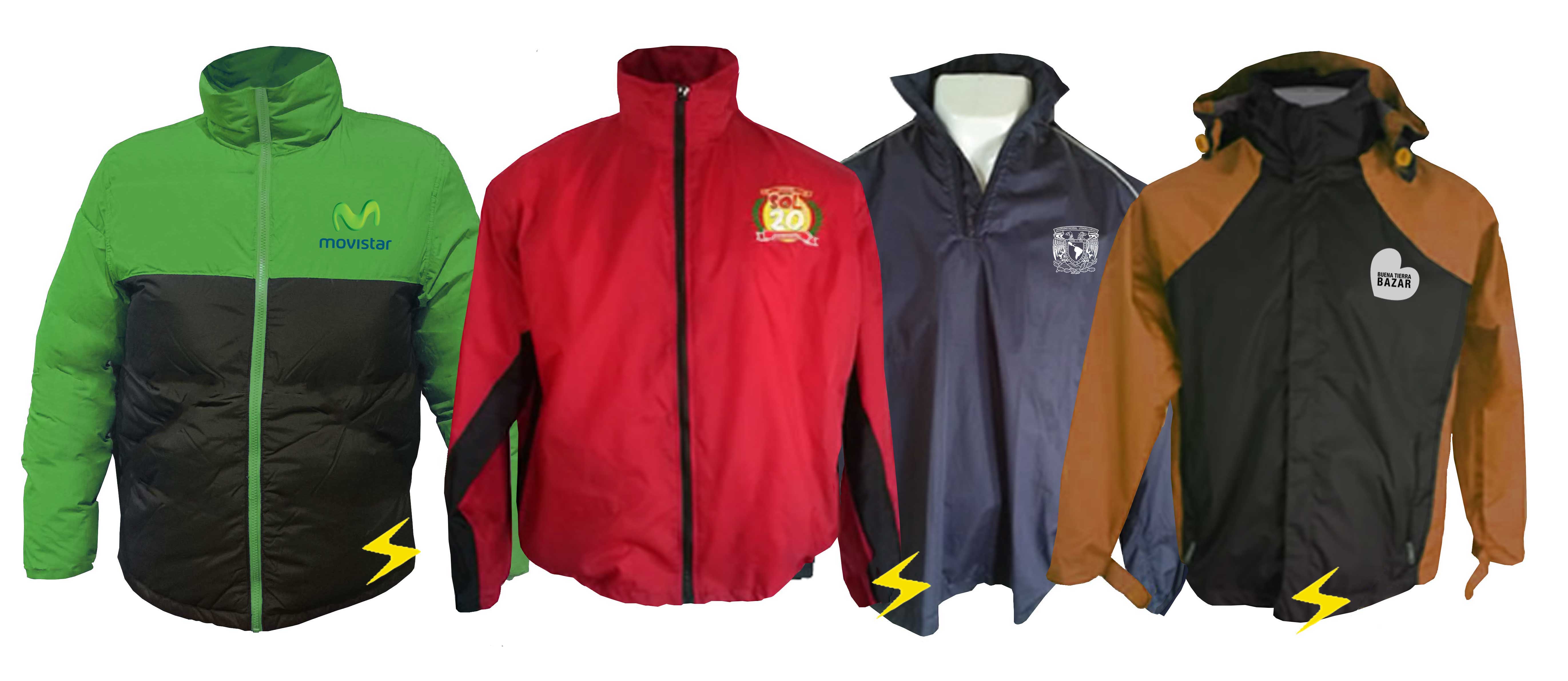 Impermeables bordados Rompevientos bordados