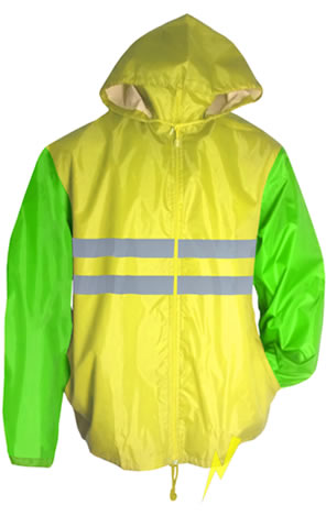 rompevientos neon con reflejantes